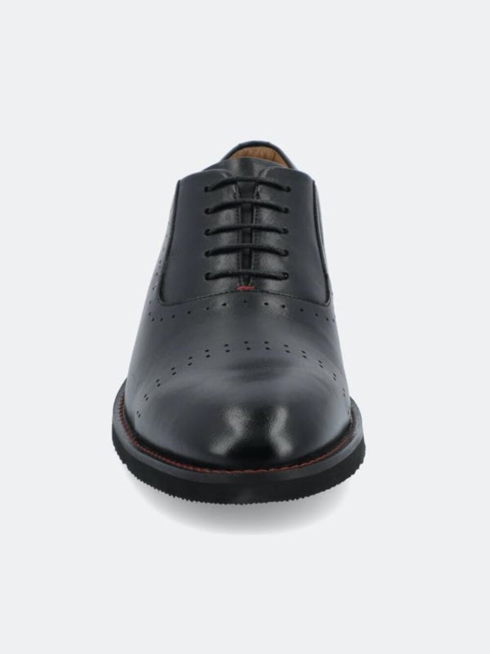 Thomas & Vine Mens Leather Morey Perforated Oxford shoes Black Size 10 NWB